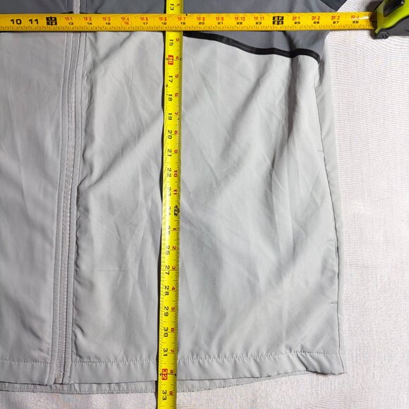 Athletic Works Men's Colorblock Windbreaker Jacket Coat Shades of Gray 2XL - Picture 4 of 11
